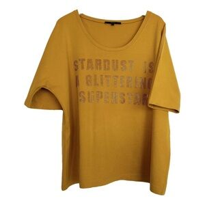 Yellow Gucci Graphic Women's Top